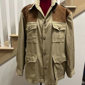 Woodchuck Vintage Field Jacket – Tan (Quilted Shoulder Detail)